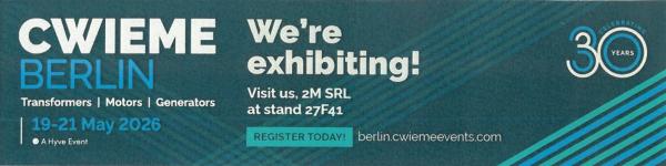 PRESENTI ALLA FIERA CWIEME DI BERLINO 2026