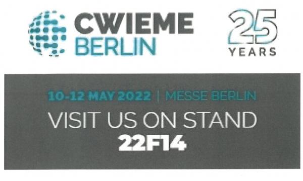 WE'LL BE AT CWIEME MESSE IN BERLIN 2022
